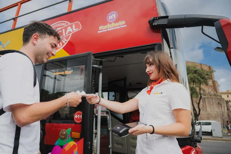 From Civitavecchia: Hop-On Hop-Off Rome Tour & Bus Transfer - The audio guide and app: how to get more meaning from fewer hours