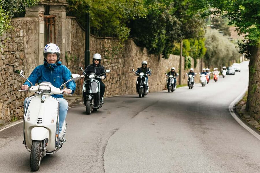 From Florence: Tuscan Countryside Vespa Tour with Tastings - Safety first: helmets, license rules, and that scooter readiness check