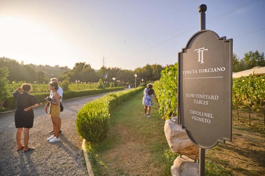 From Florence: Wine Tasting and Dinner in Chianti Vineyards - Second estate at sunset: the vineyard dinner and wine-paired courses