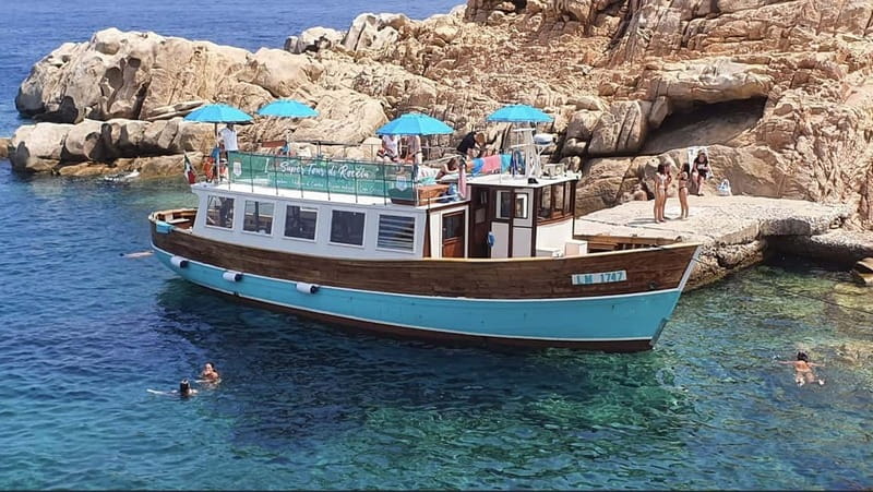 From La Maddalena or Palau: Archipelago Boat Tour - A Vintage Gozzo Makes the Archipelago Feel More Real