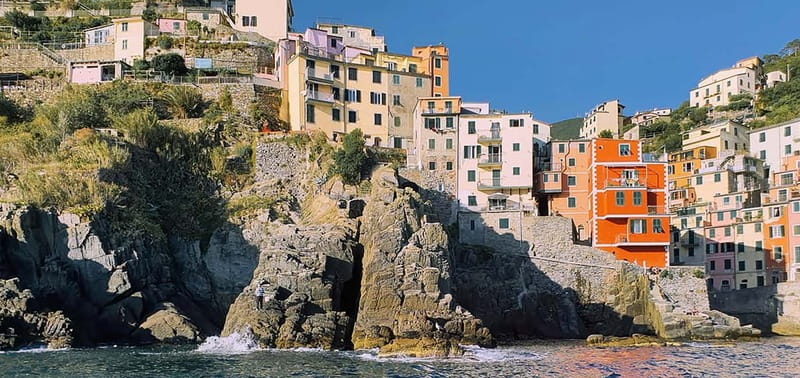 From La Spezia: Cinque Terre Boat Tour - Via dell’Amore, terraced vineyards, and the coves you notice from deck