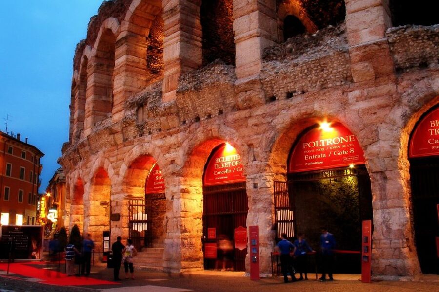 From Lake Garda: Verona Arena Opera Ticket with Transfer - Reserved seats in the 6th sector: great views, real steps