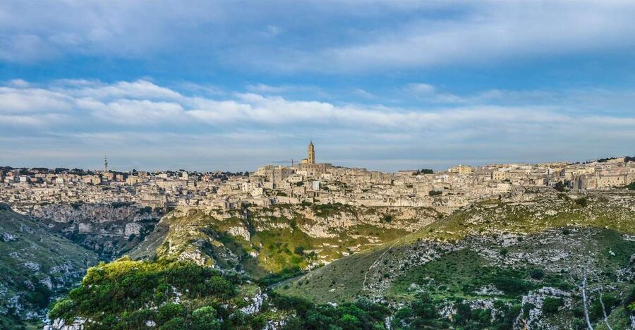 From Matera: Murgia Park Rocky Churches Tour - San Falcione and Madonna delle Tre Porte: Frescoes in the Rock