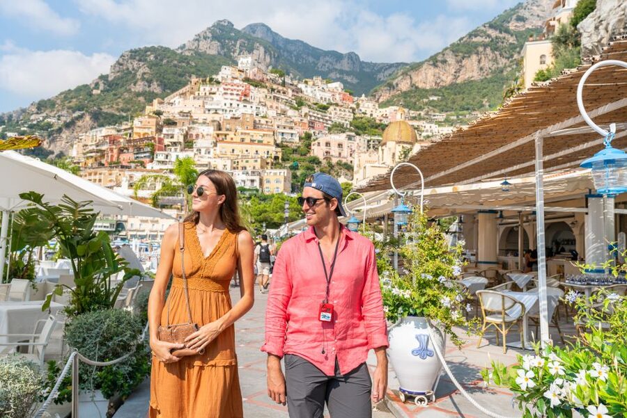 From Naples or Sorrento: Amalfi Coast Full-Day Trip - Positano’s Amerigo Vespucci Square, then an hour to wander like you live there