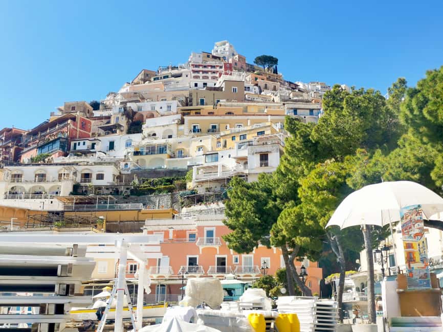 From Naples/Salerno: Group Tour to Positano, Amalfi, Ravello - Getting rolling: pickup options and the quick scenic photo stop
