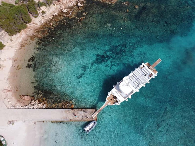 From Palau: 4 stops boat tour to La Maddalena archipelago - Spargi Stop: Cala Granara and Wind-Sheltered Beach Time