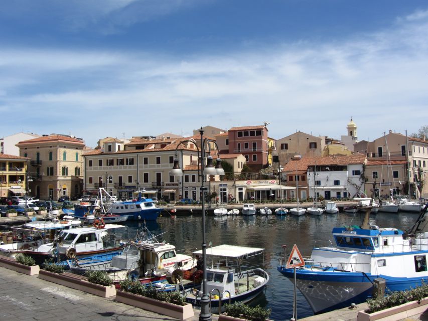 From Palau: 4 stops boat tour to La Maddalena archipelago - La Maddalena Island: Town Walk, Marina Views, and Ice Cream