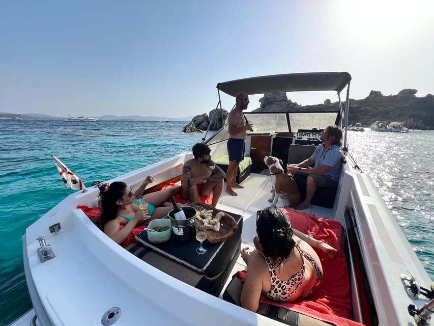 From Palau/La Maddalena: All inclusive Yacht Tour - Spargi: Cala Soraya and Cala Granara, the swim stops that set the tone