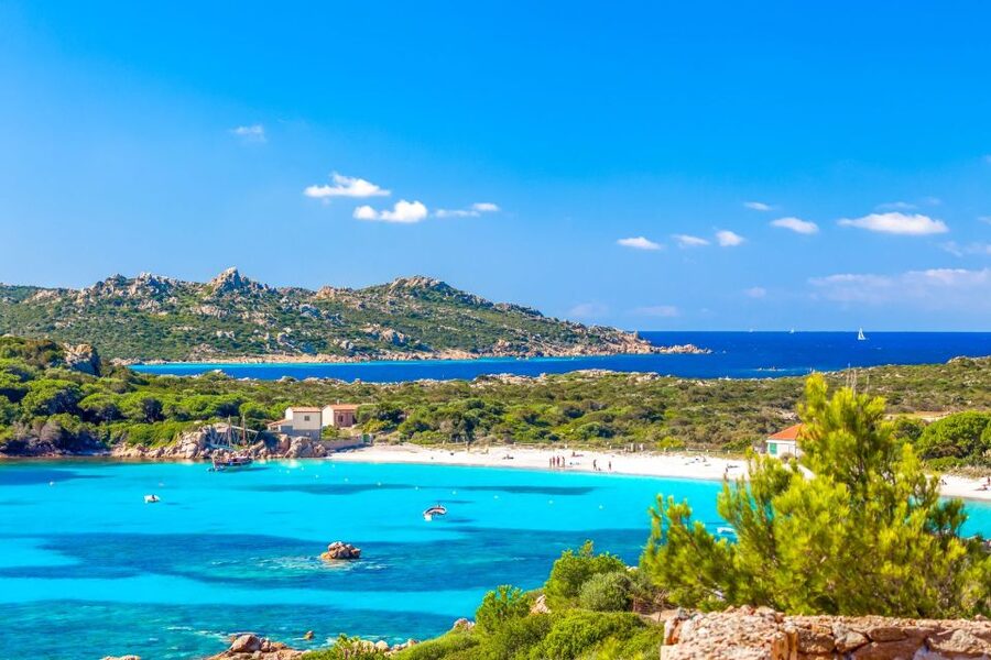 From Palau: La Maddalena Archipelago Boat Tour with Pasta - Spargi and Cala Corsara, 90 minutes of swimming in rock-framed water