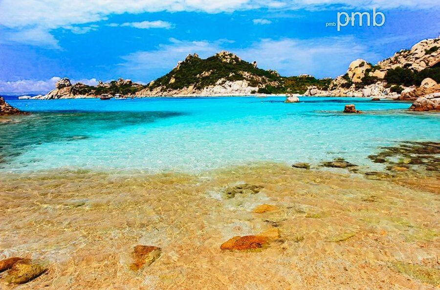 From Palau: La Maddalena Archipelago Day Tour by Boat - From Palau at 10:30 to Cala Gavetta and back by evening