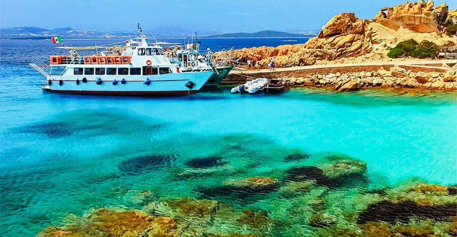 From Palau: La Maddalena Archipelago Day Tour by Boat - Spargi Island and Cala Corsara: rounded cliffs, wind-shaped granite, real swim time