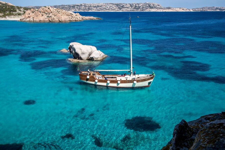 From Palau or La Maddalena: Archipelago Sailing Ship Tour - Budelli stop: the break, the lunch window, and the pink-sand question
