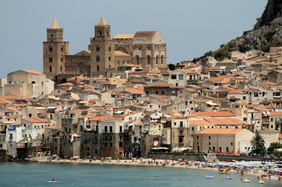 From Palermo: Monreale and Cefalù Half-Day Trip - Stone Steps, Medieval Wash Basins, and Porta Terra Views
