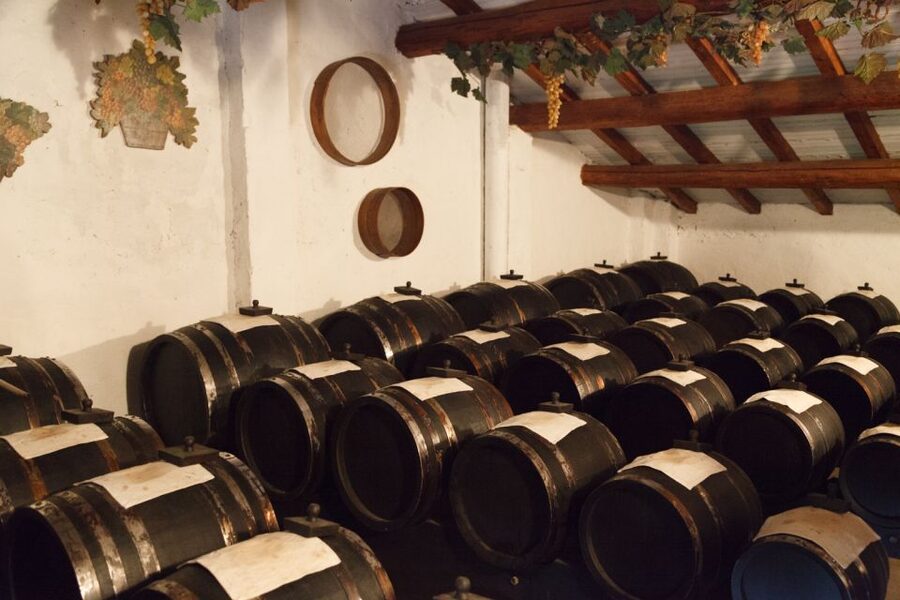 From Parma: Parmesan, Parma Ham & Balsamic Vinegar Tour - The trattoria lunch: tortelli d’erbetta and Lambrusco