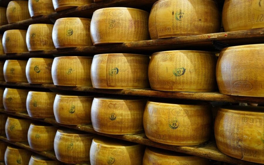 From Parma: Parmigiano and Parma Ham Guided Food Tour - Tasting 24-month Parma Ham with breadsticks and wine