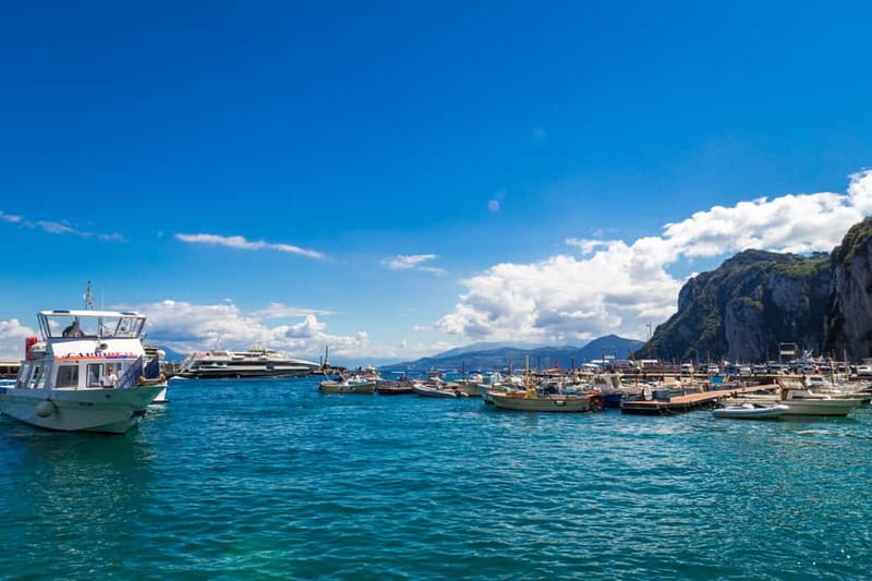 From Pompeii/Castellammare/Vico Equense: Capri Day Cruise - A comfortable way to do Capri without stress