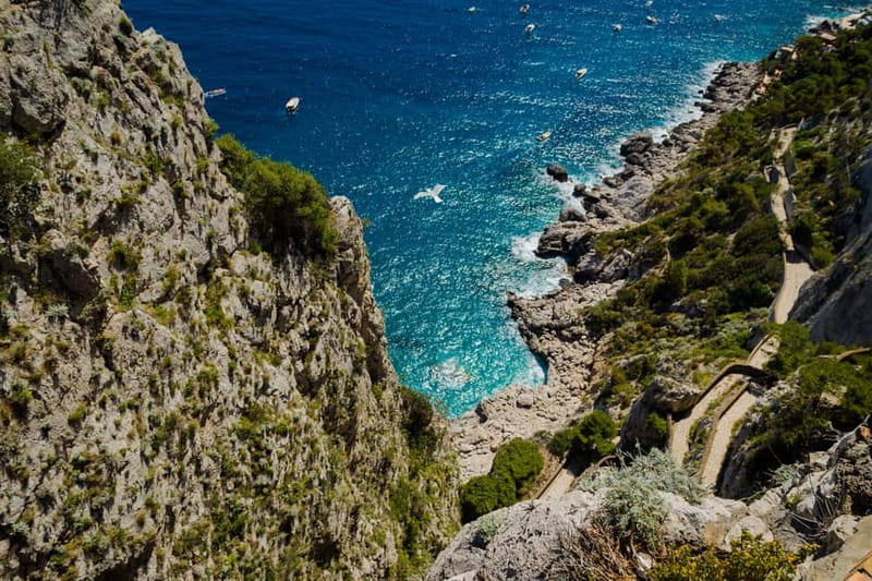 From Pompeii/Castellammare/Vico Equense: Capri Day Cruise - The boat loop that shows Capri’s real face: Faraglioni and grottos