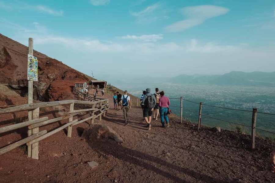 From Pompeii: Mount Vesuvius Guided Tour with Transfer - The steep hike up Vesuvius: what the ground feels like and how to prepare