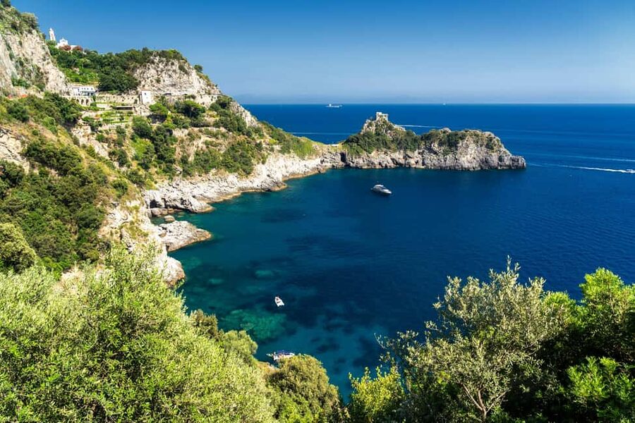 From Positano: Amalfi Coast Boat Tour with Swimming Stop - Start at Spiaggia Grande, then Positano fades fast