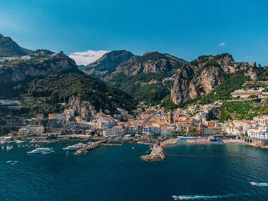 From Positano: Amalfi Coast Boat Tour with Swimming Stop - Conca dei Marini and the natural arch from sea level
