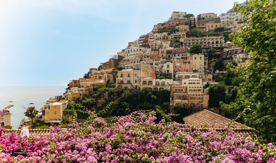 From Rome: Pompeii, Amalfi Coast and Positano Day Trip - Positano in Free Time: Pastel Streets, Santa Maria Assunta, and Beach Energy