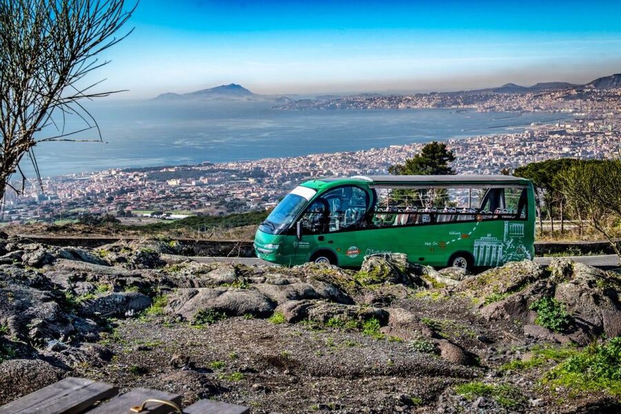From Rome: Pompeii and Vesuvio Guided Day Trip with Lunch - Vesuvius by Open GLT Bus: Views Around 1,000 Meters Without the Crater Walk