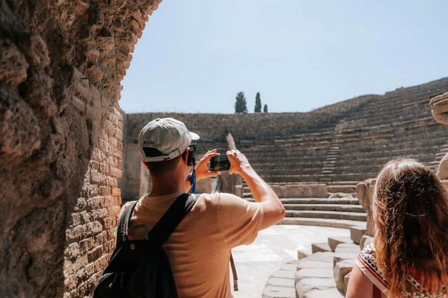From Rome: Pompeii with Expert Guide & Amalfi Coast Day Trip - Meeting point in Rome: Piazzale Flaminio, near Piazza del Popolo