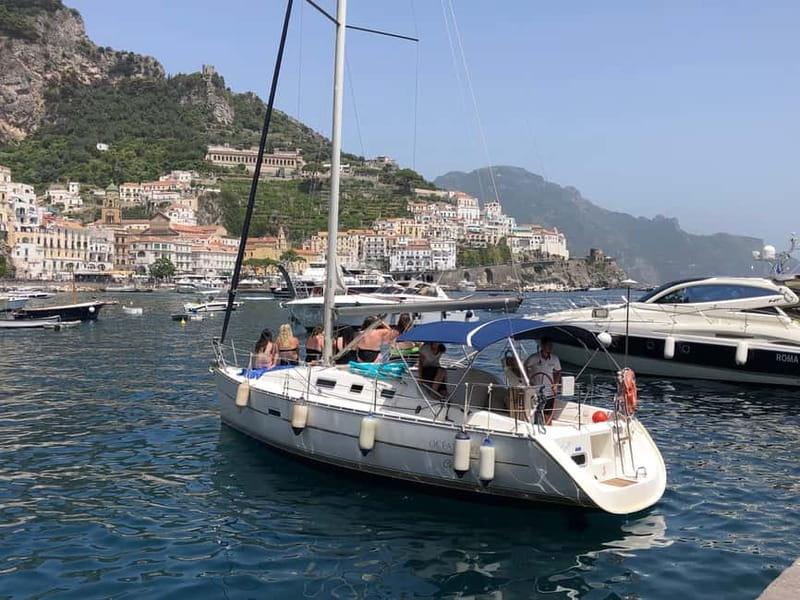 From Salerno: Amalfi Coast Full-Day Sailboat Trip with Lunch - Amalfi village time: what you can do with the shore stop