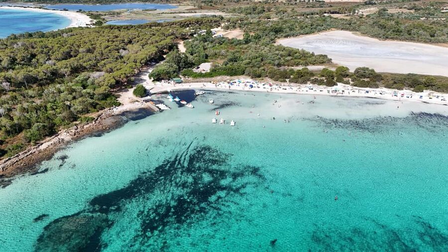 From San Teodoro: Tavolara Archipelago Grand Tour - Cala Brandinchi, the “Little Tahiti” Beach Moment
