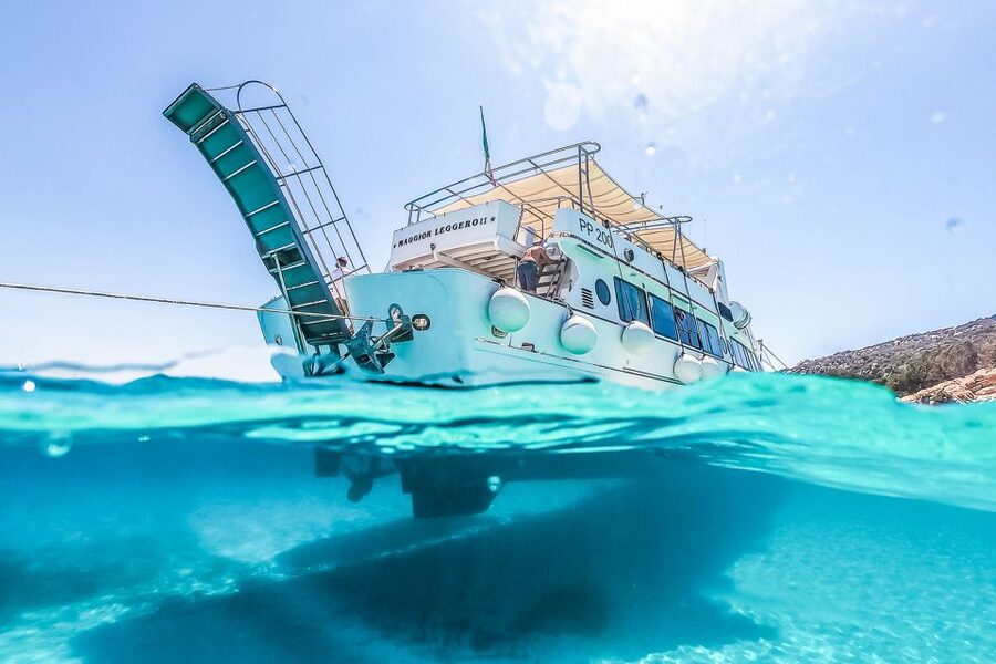 From Sardinia: La Maddalena Archipelago Full-Day Boat Tour - On the way: Santo Stefano, Caprera, and Palau’s Bear Rock