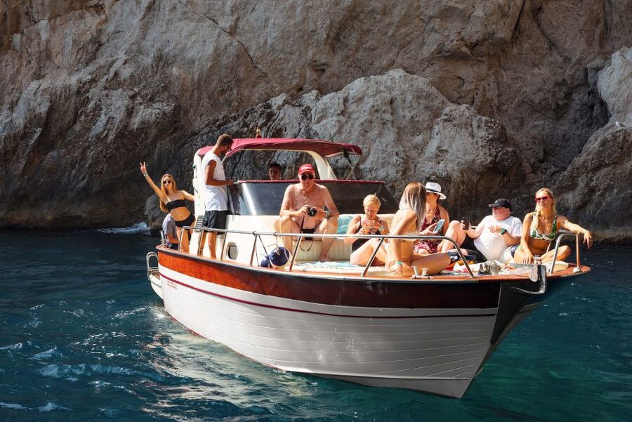 From Sorrento: Capri Island Boat Day Trip With Transfer - Food, drinks, and the limoncello moment