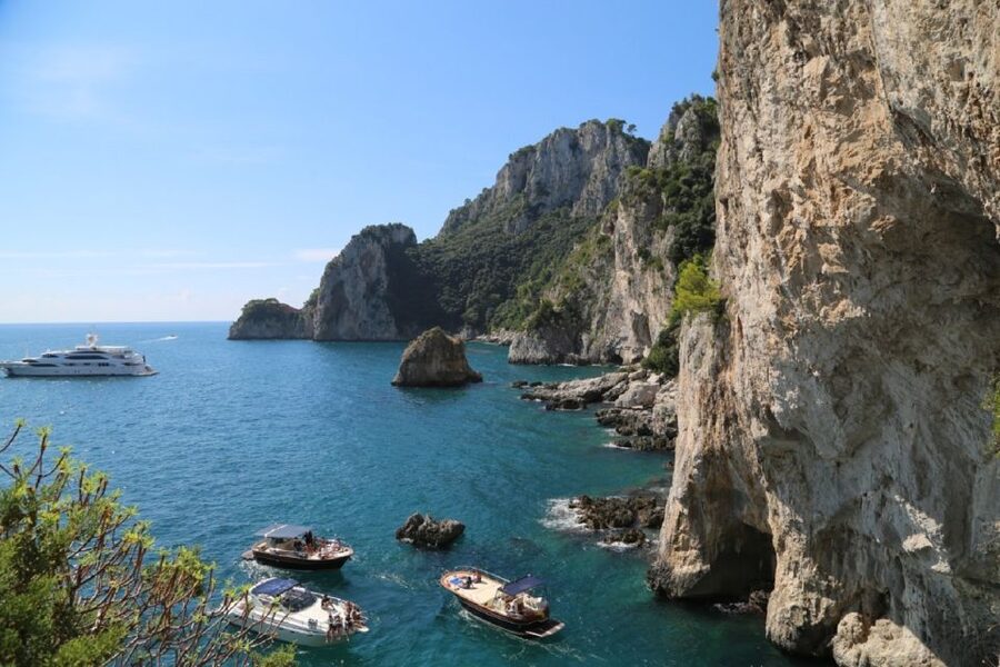 From Sorrento: Full-Day Boat Cruise to Capri - From Sorrento to Piano di Sorrento: The Day Starts Smooth