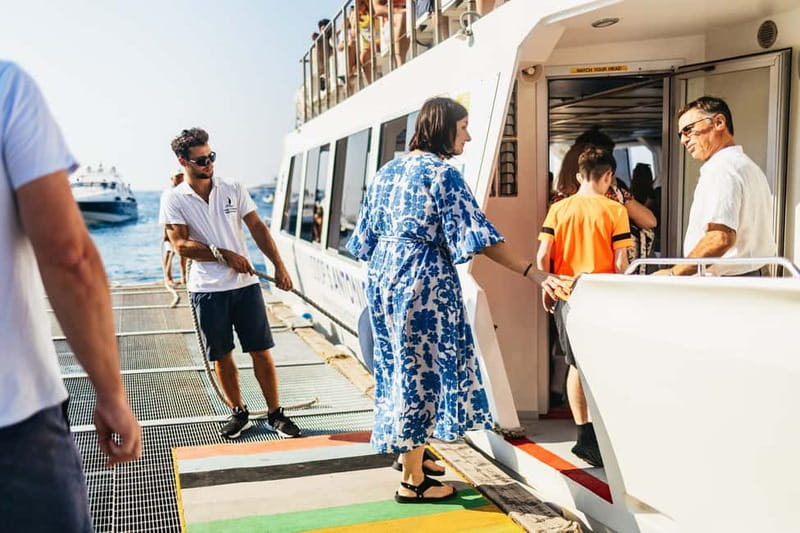 From Sorrento/Nerano: Capri Island Cruise with Guide Onboard - Capris first stop on your own: Piazzetta, Anacapri, and the views