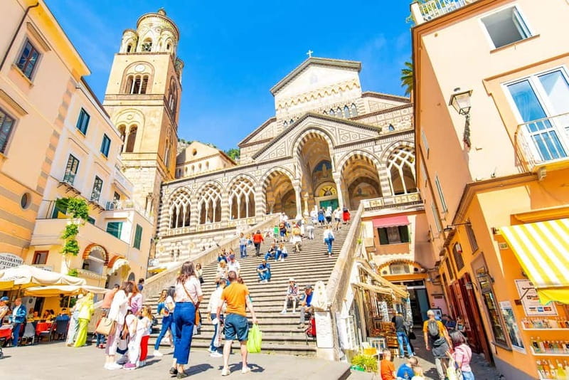 From Sorrento: Positano, Amalfi, & Ravello Amalfi Coast Tour - Amalfi: cathedral views, narrow streets, and optional water time