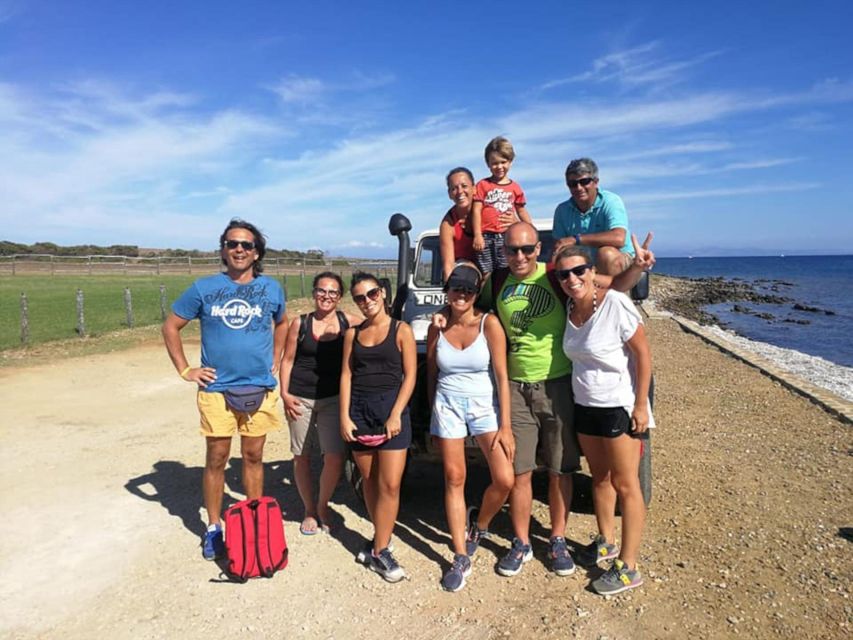 From Stintino: Asinara minivan tour - Cala Sabina: swimming and snorkeling time in a top cove