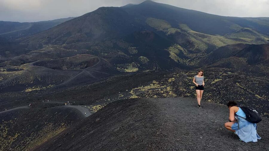 From Syracuse: Mount Etna Guided Morning Hike & Food Tasting - The hike up toward 2000 meters, plus route choices