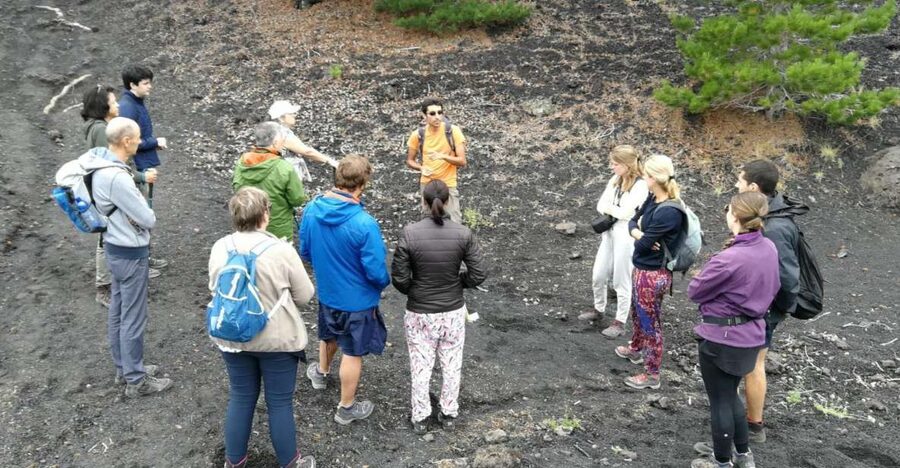 From Taormina: Full-Day Etna, Wine & Alcantara Canyons Tour - The 2-Hour Crater Perimeter Hike at Around 2,000 Meters