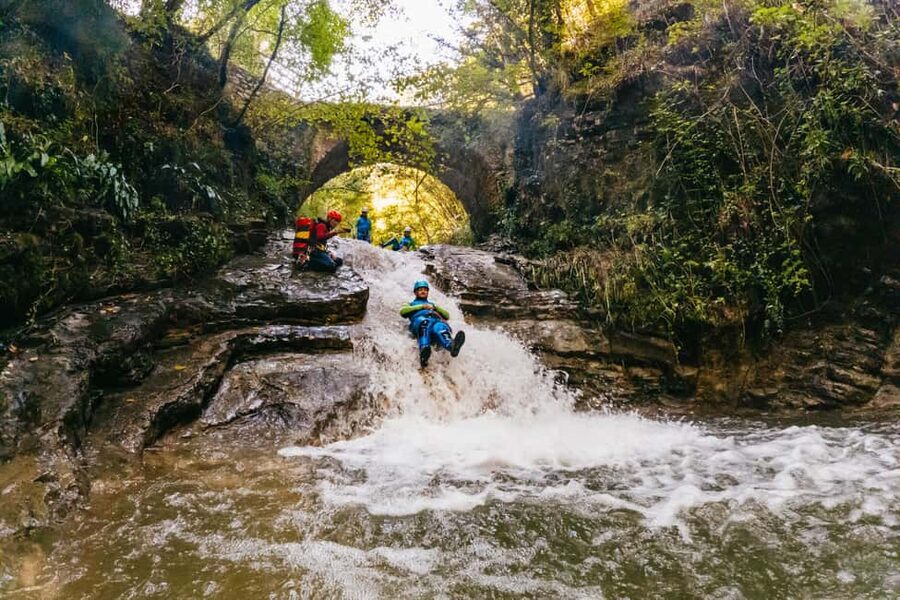 From Tignale, Lake Garda: Beginner-Friendly Canyoning Tour - Getting There: Parking, Van Ride, and a Walk in Wetsuits