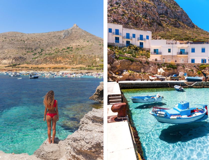 From Trapani: Favignana and Levanzo Mini Cruise with Lunch - Levanzo in about an hour: small island, big mood