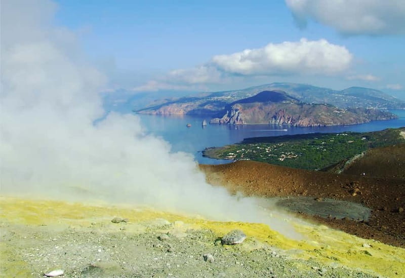 From Tropea: Vulcano, Lipari, Sciara Guided Day Tour - Vulcano Stop: Steam, Mud Sands, and a Crater Close to Town