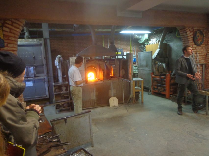 From Venice: Murano and Burano Private Tour with Transfer - Watching a master glass-blower in action