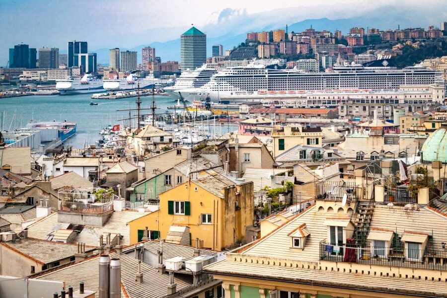 Genoa: Hop-on Hop-off Tour Ticket - Historical Route (Red Line): the stops that map to Genoa’s core