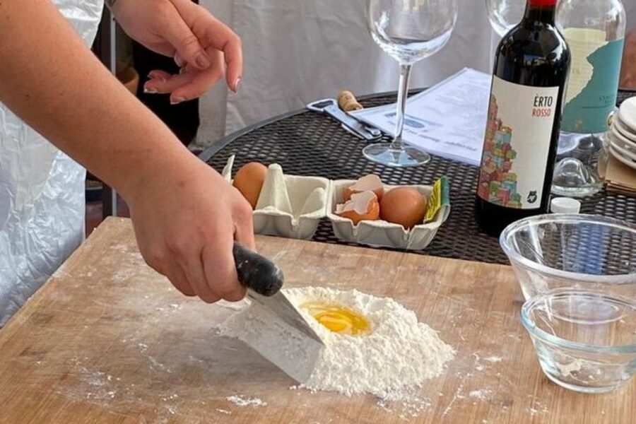 Genova: Homemade Pasta & Pesto Local Chef Class with Wine - Inside the Historic Palazzo: The rooftop terrace vibe and Chef Alberto