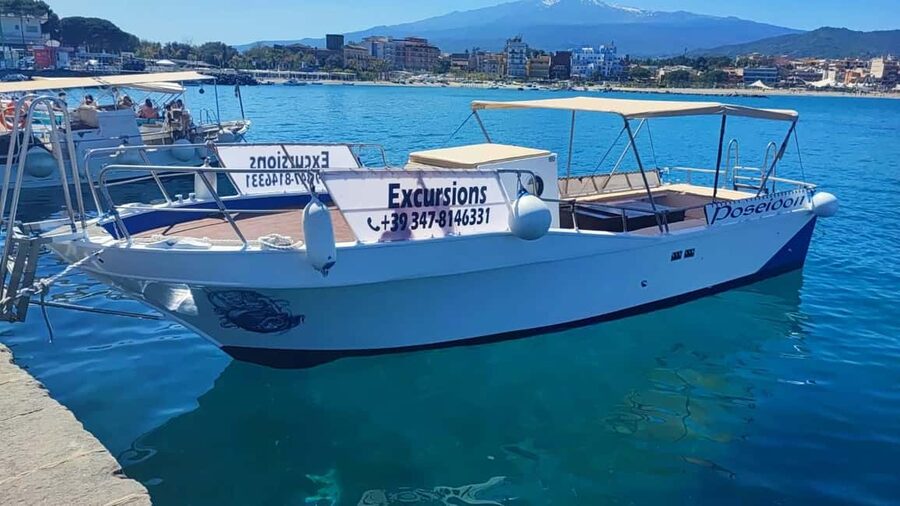 Giardini Naxos: Sunset Dolphin Watching Cruise with Aperitif - Sunset dolphin hunting from Giardini Naxos, with caves on the way