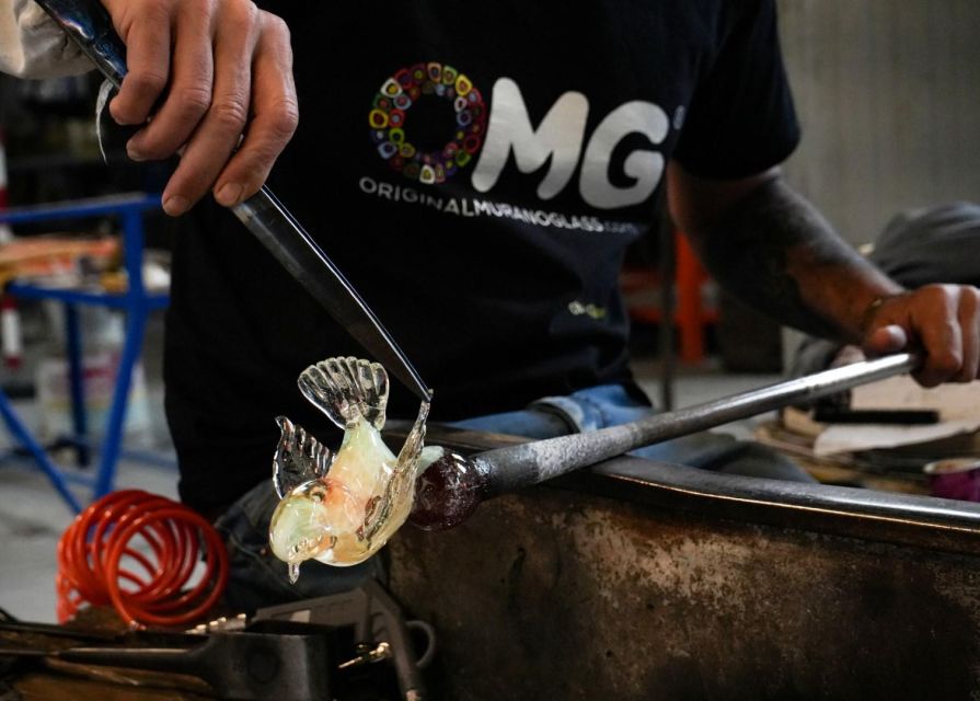 Glass Blowing Show Visit Murano Glass Factory & Showroom OMG - The factory moment: glassblowing and solid glass sculpting in one session