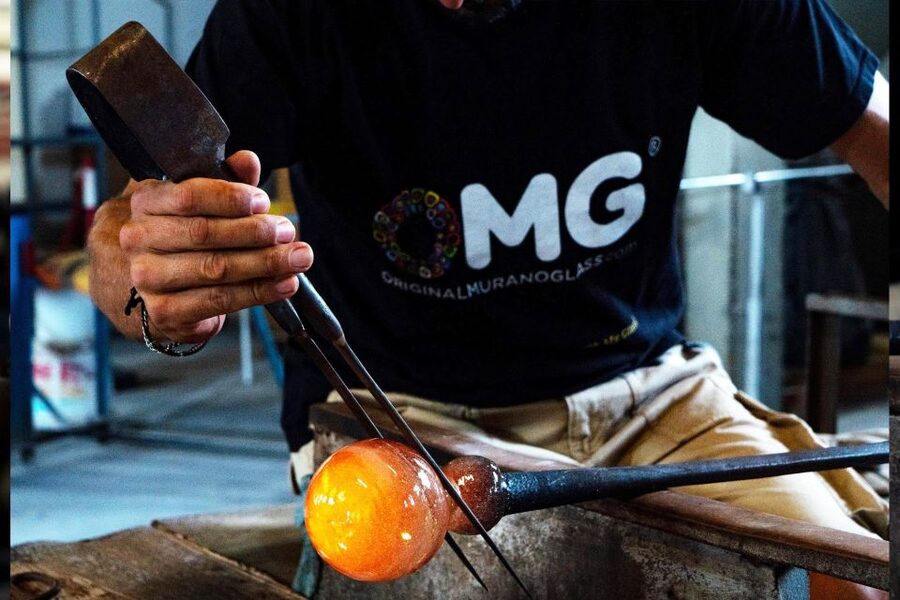 Glass Blowing Show Visit Murano Glass Factory & Showroom OMG - The showroom after the show: 500 square metres plus real shopping