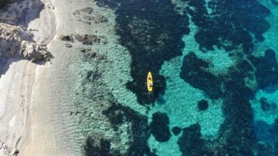 Golfo Aranci: Small group Kayak tour with Aperitif &dolphins