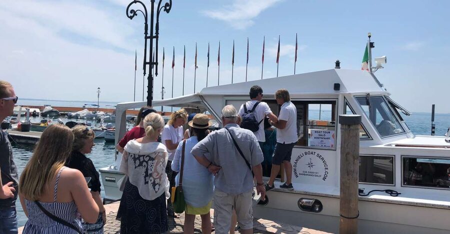 Guided Boat Cruise to Sirmione from Garda/Bardolino - Catullo’s Cave stop: quick photos, big payoff