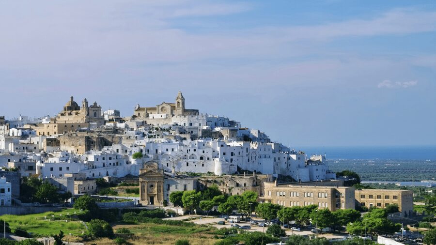 Itria Valley: Polignano, Ostuni, and Locorotondo, from Bari - Polignano a Mare: Cliffs, Sea Caves, and the Pearl of the Adriatic