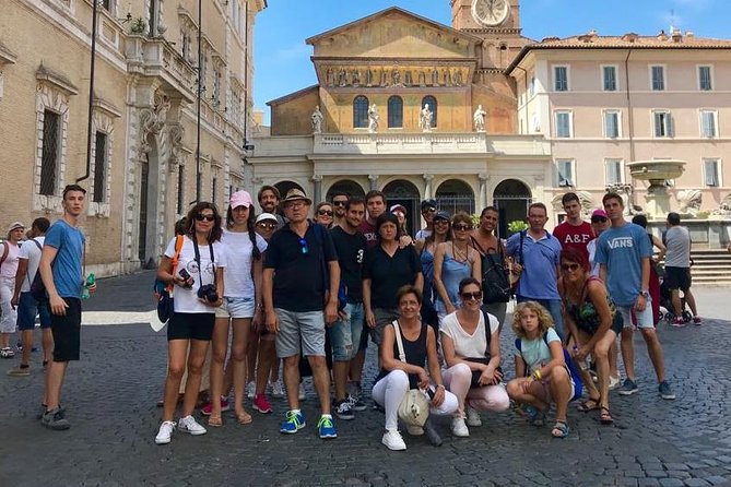 Jewish Ghetto and Trastevere Tour Rome - Antico Quartiere Ebraico: the synagogue stop is the heart of the walk